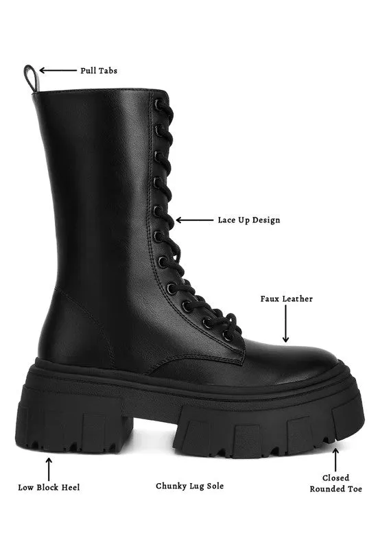 Tatum Combat Chic Boots
