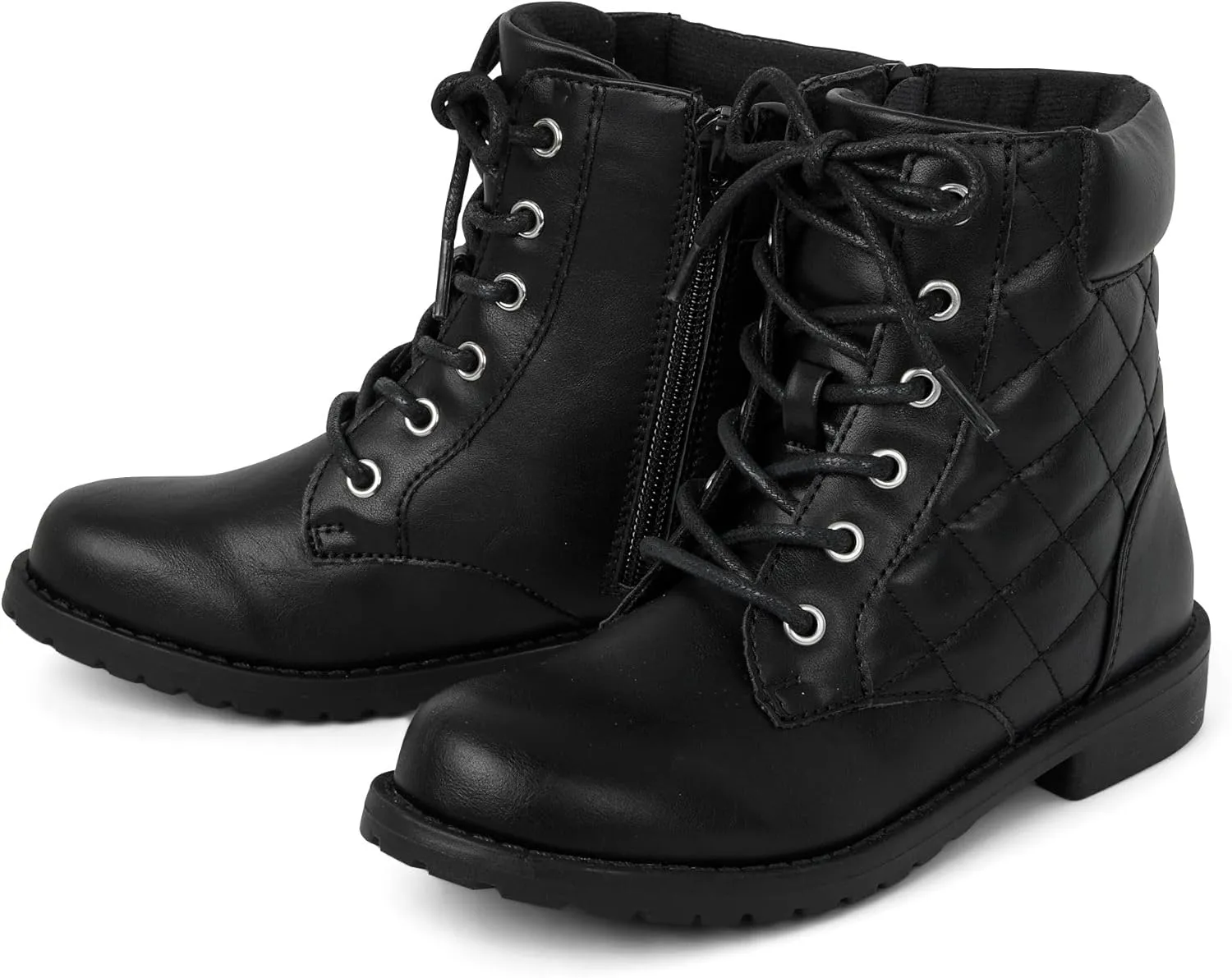 The Children's Place Girls' Lace Up Combat Boot
