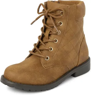 The Children's Place Girls' Lace Up Combat Boot
