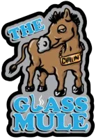 The Glass Mule Logo Sticker (2.4" x 3.5")