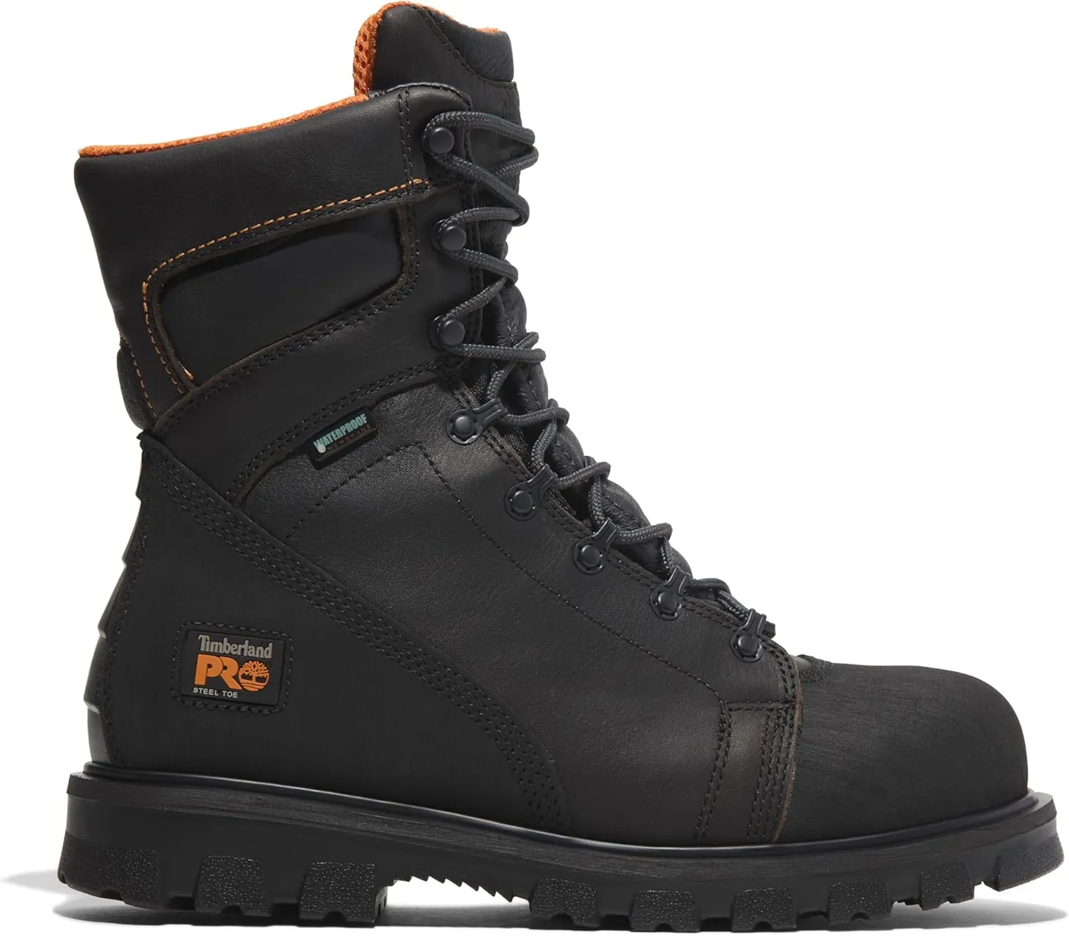 Timberland PRO Men's Endurance 8 Inch Steel Safety Toe Puncture Resistant Insulated Waterproof Industrial Work Boot