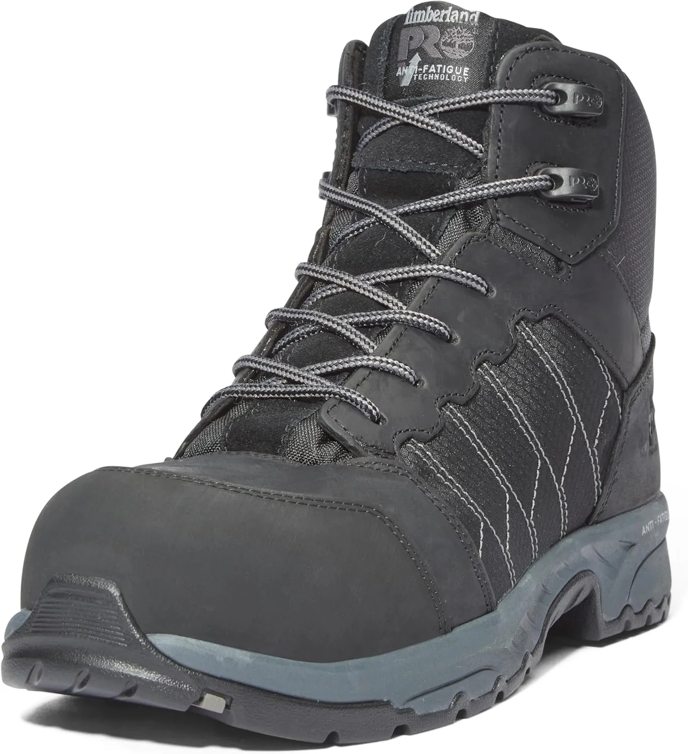 Timberland PRO Men's Payload 6 Inch Composite Safety Toe Industrial Work Boot, Black-2024 NEW, 9W