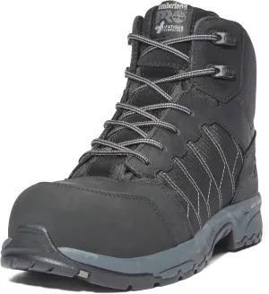 Timberland PRO Men's Payload 6 Inch Composite Safety Toe Industrial Work Boot, Black-2024 NEW, 9W