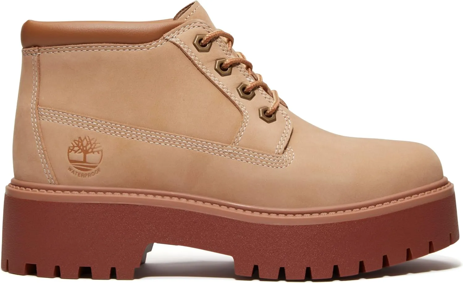 Timberland Women's Stone Street Mid Lace Up Fashion Boot