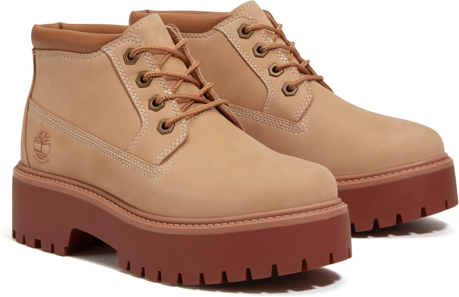 Timberland Women's Stone Street Mid Lace Up Fashion Boot