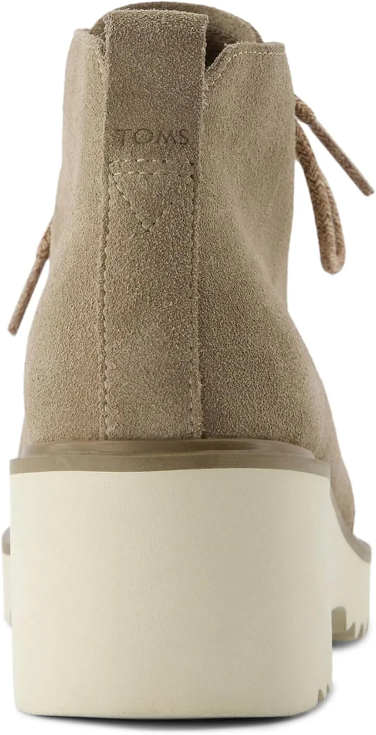 TOMS Women's Maude Wedge Lace-Up Boot