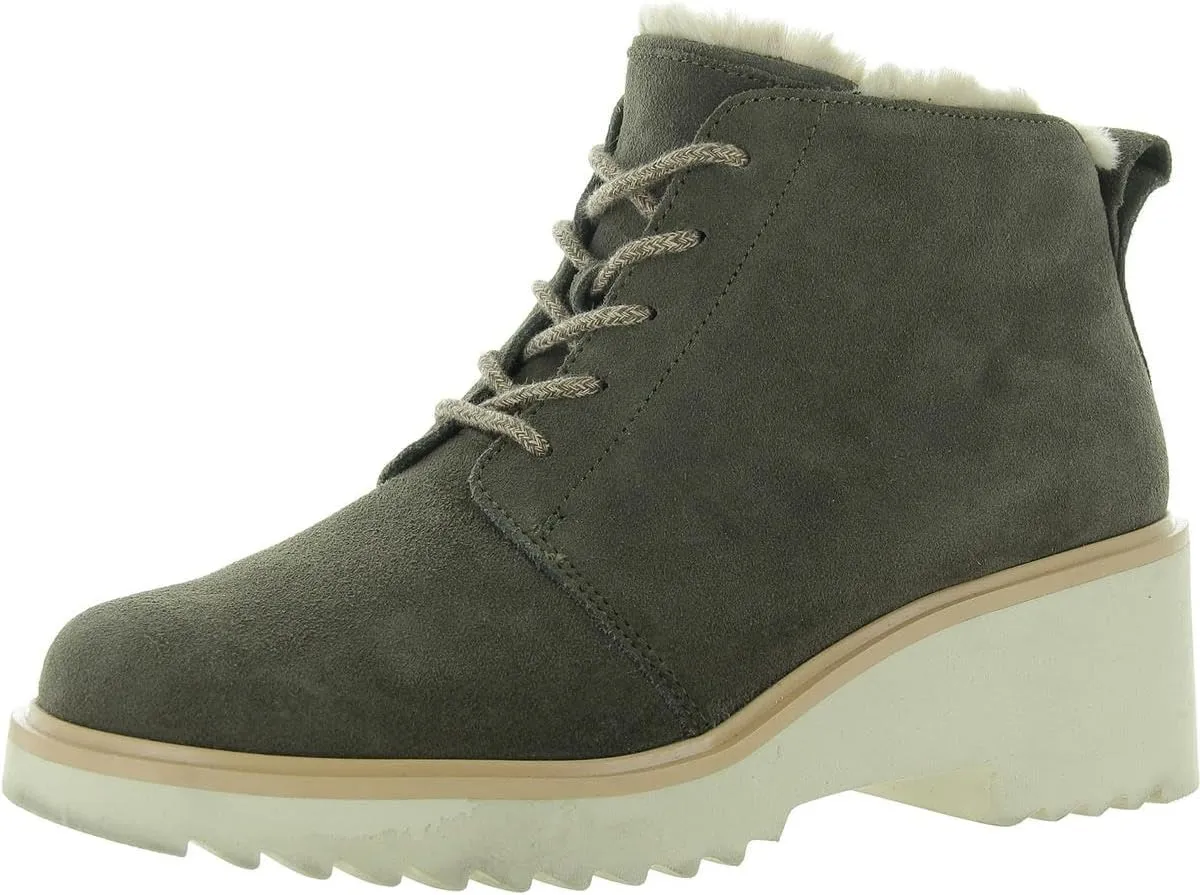 TOMS Women's Maude Wedge Lace-Up Boot