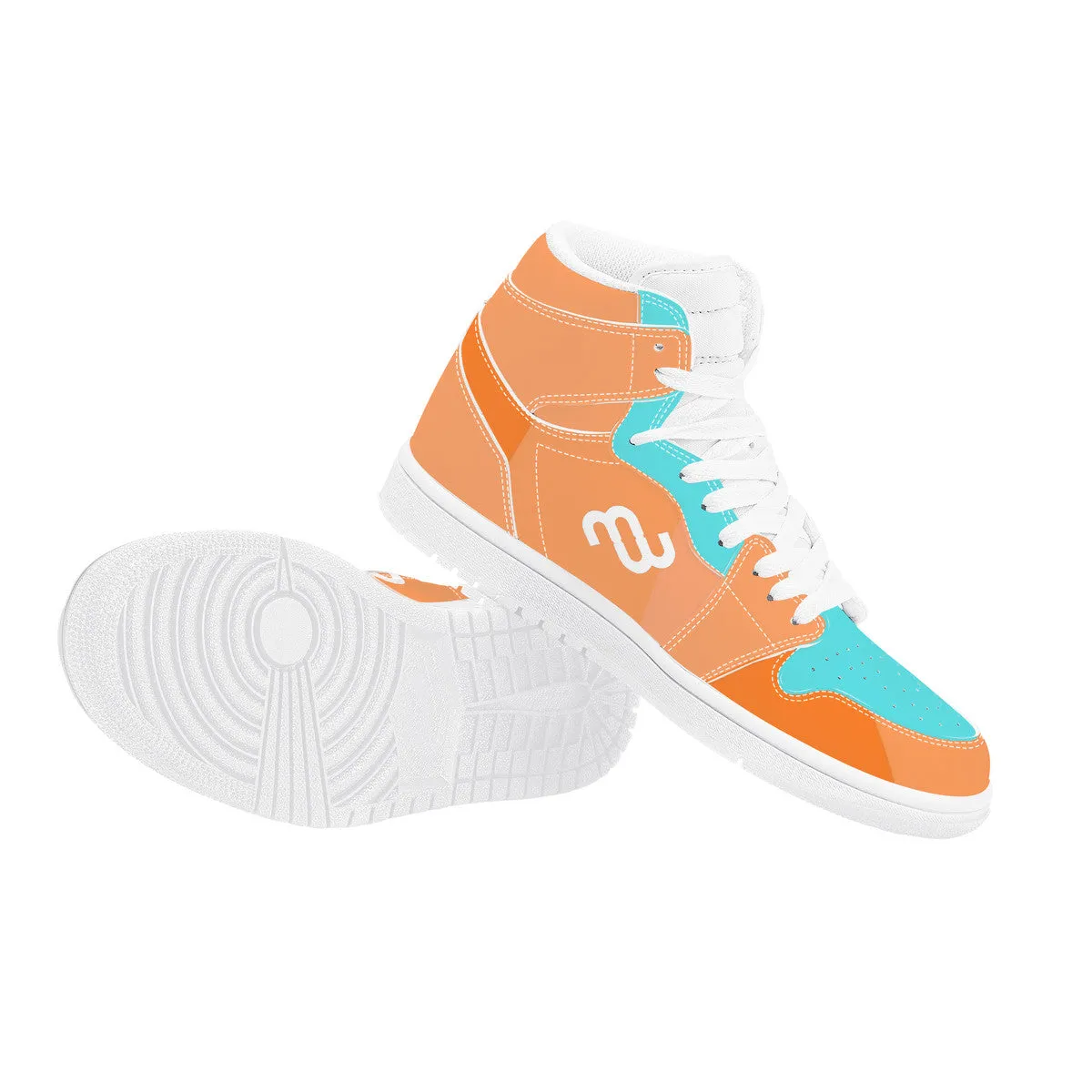 Top D17 All-inclusive selection Synthetic High Leather Money Bushae Limited-stock sale Sneaker