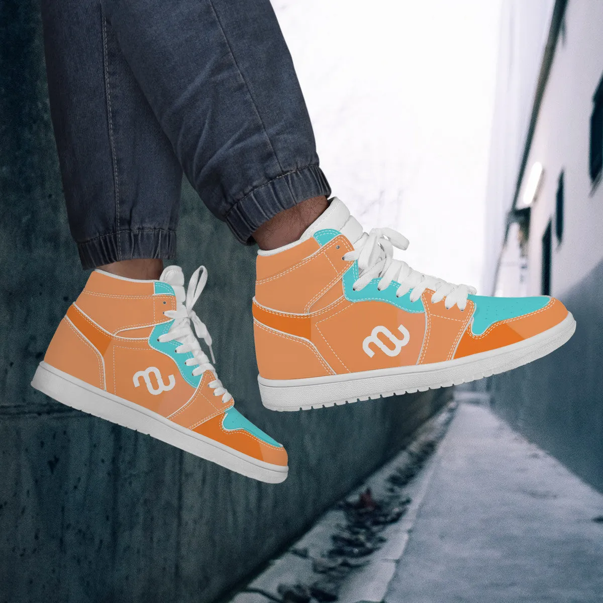 Top D17 All-inclusive selection Synthetic High Leather Money Bushae Limited-stock sale Sneaker