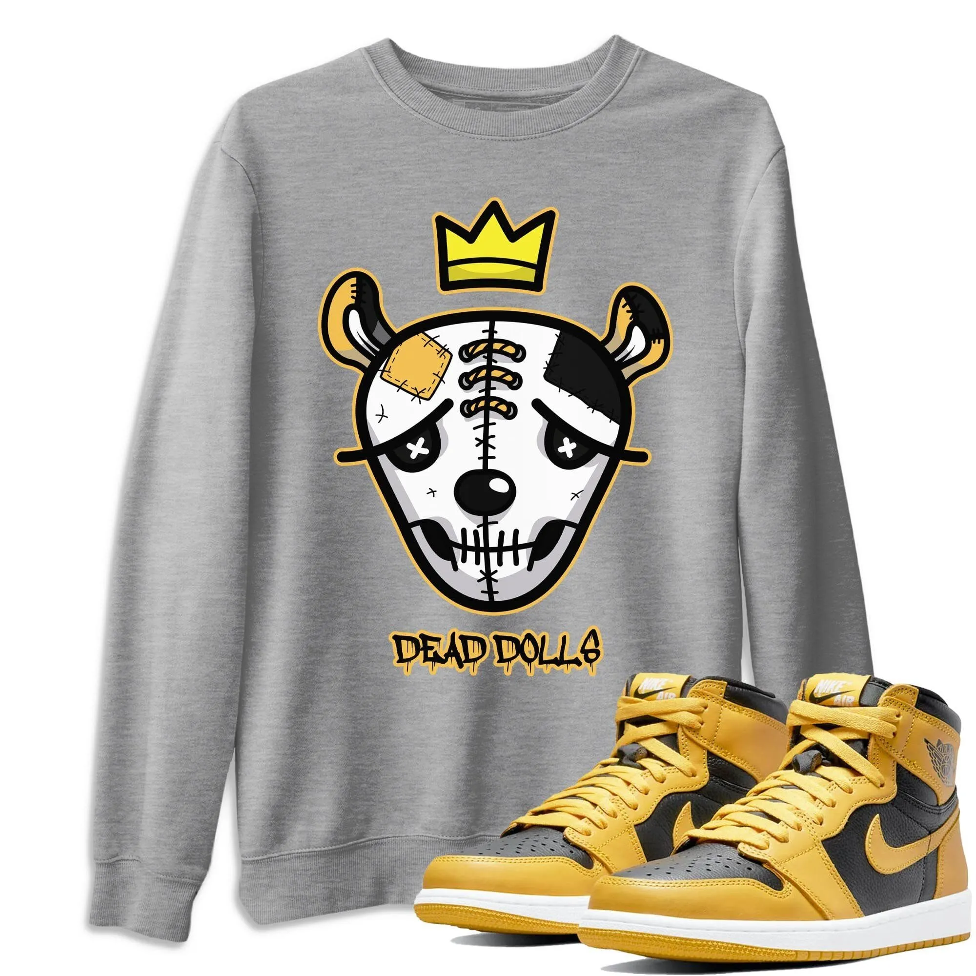 Tops Unisex Dead Powerful Face - Air Pollen 1 Dolls Jordan Performance-driven