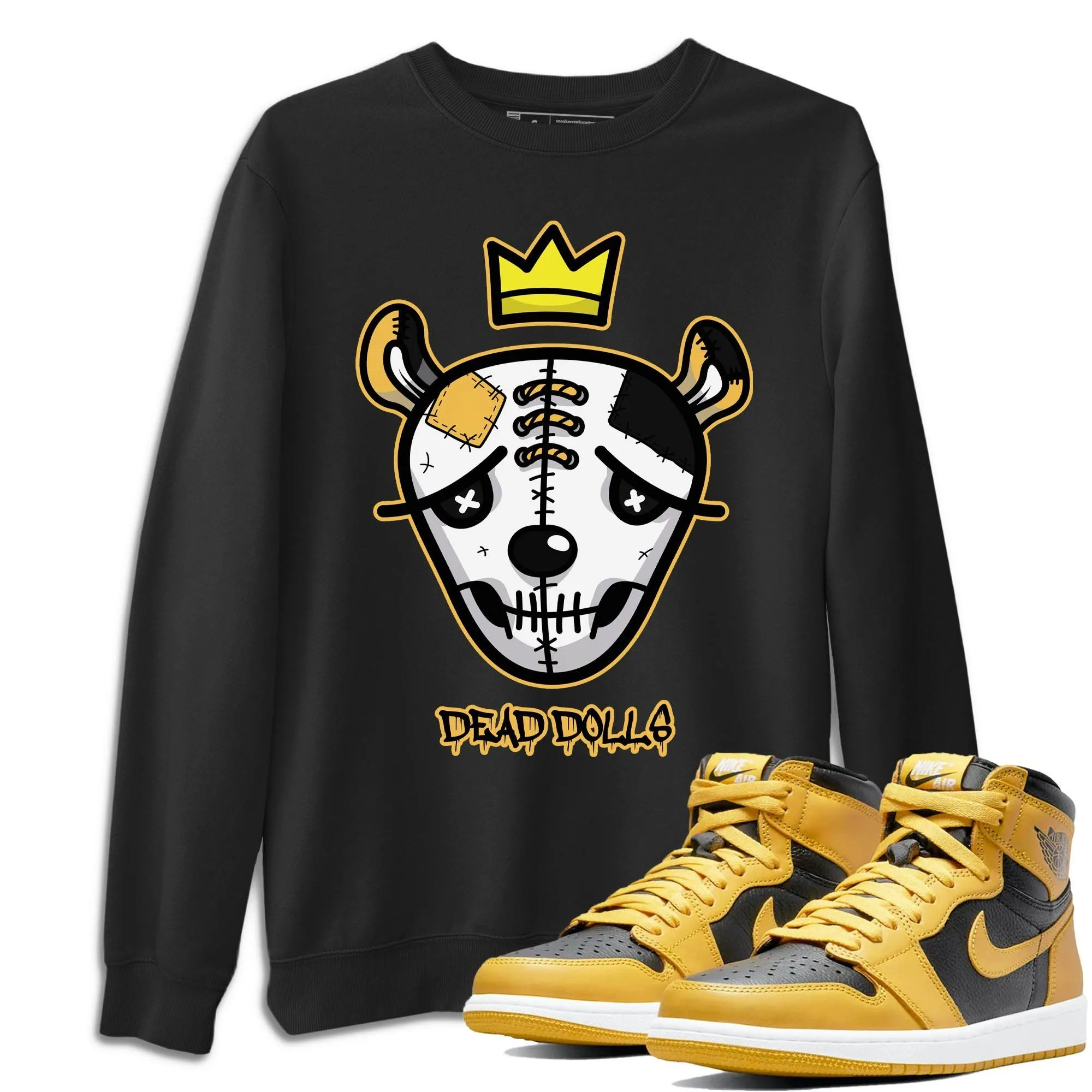 Tops Unisex Dead Powerful Face - Air Pollen 1 Dolls Jordan Performance-driven