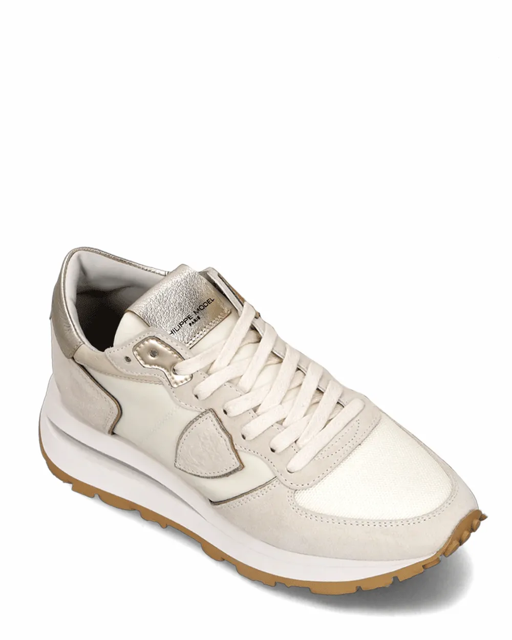 Tropez Haute Running Sneakers in Beige
