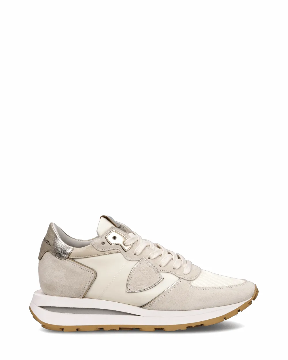 Tropez Haute Running Sneakers in Beige