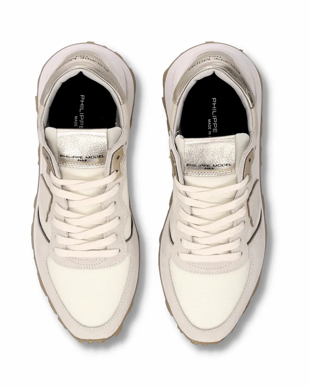 Tropez Haute Running Sneakers in Beige