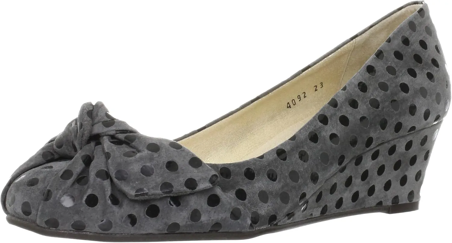 Tsumori Chisato Walk 4092 Walk Ribbon Motif Wedge Pump