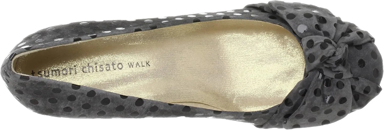 Tsumori Chisato Walk 4092 Walk Ribbon Motif Wedge Pump