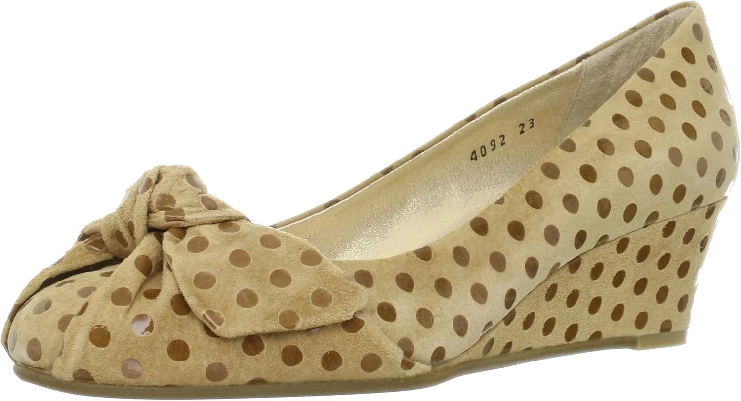 Tsumori Chisato Walk 4092 Walk Ribbon Motif Wedge Pump