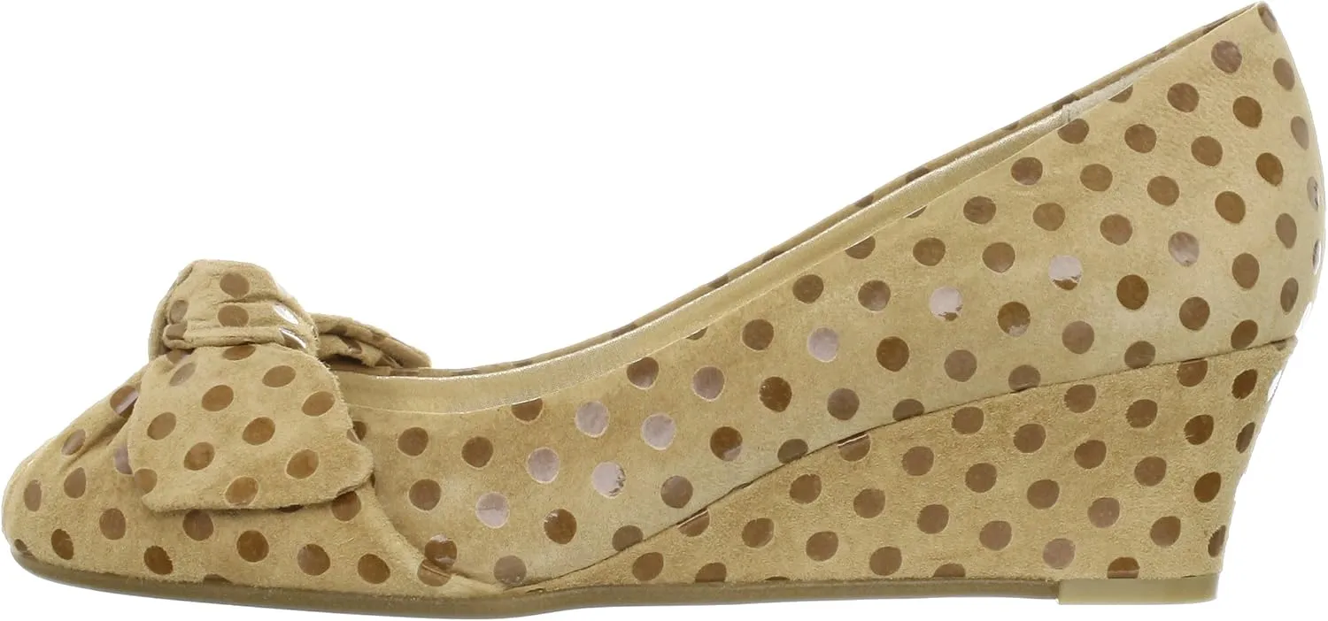 Tsumori Chisato Walk 4092 Walk Ribbon Motif Wedge Pump