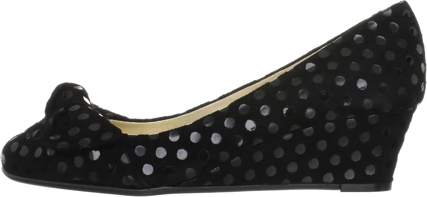 Tsumori Chisato Walk 4092 Walk Ribbon Motif Wedge Pump