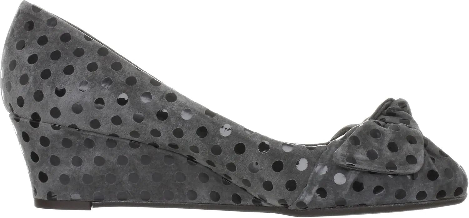 Tsumori Chisato Walk 4092 Walk Ribbon Motif Wedge Pump