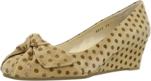 Tsumori Chisato Walk 4092 Walk Ribbon Motif Wedge Pump