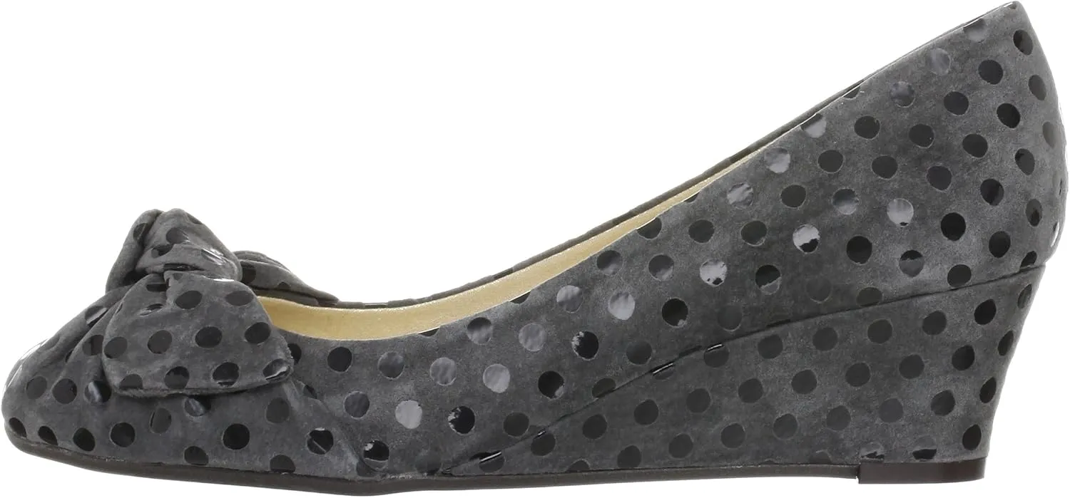 Tsumori Chisato Walk 4092 Walk Ribbon Motif Wedge Pump