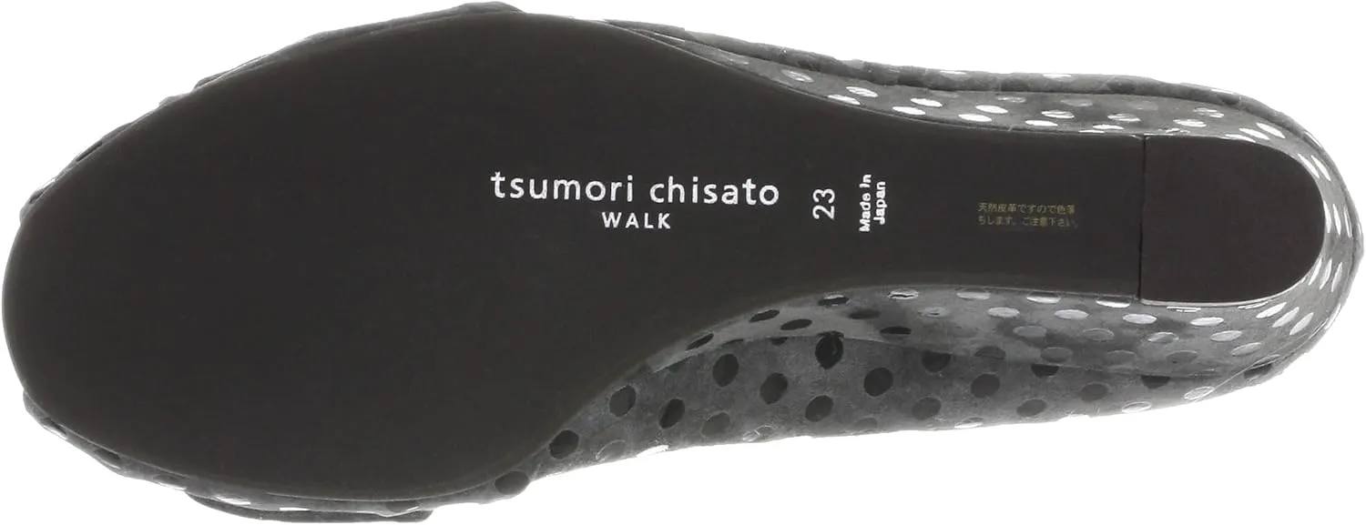 Tsumori Chisato Walk 4092 Walk Ribbon Motif Wedge Pump