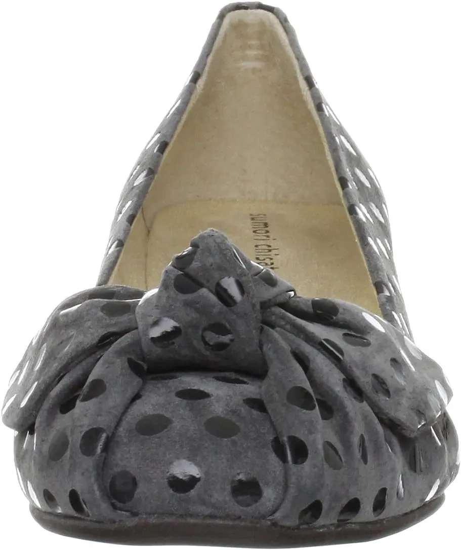 Tsumori Chisato Walk 4092 Walk Ribbon Motif Wedge Pump