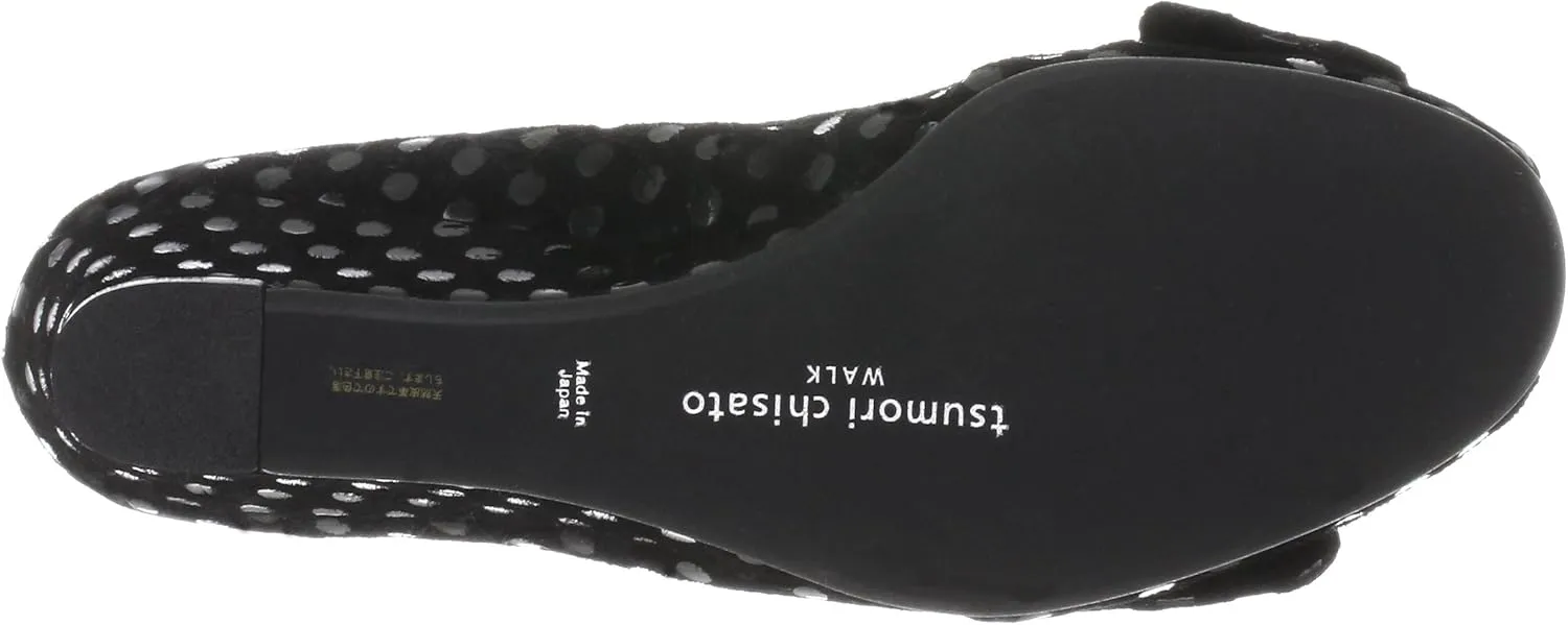 Tsumori Chisato Walk 4092 Walk Ribbon Motif Wedge Pump