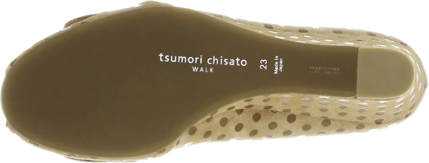 Tsumori Chisato Walk 4092 Walk Ribbon Motif Wedge Pump
