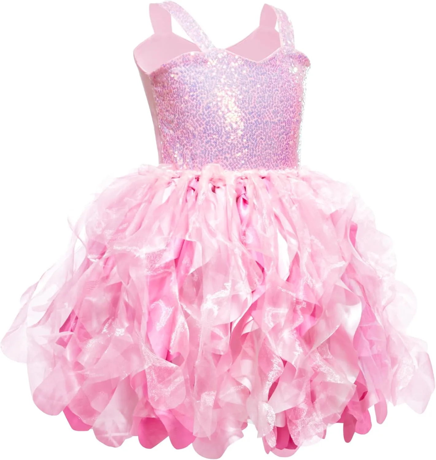 Tutu Dress for Girls Sparkly Sequin Tulle Princess Birthday Party Dress for Toddler Girls Prom Sneaker Ball Gown