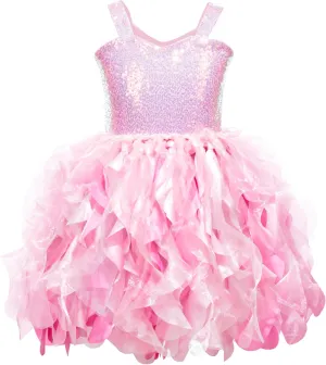 Tutu Dress for Girls Sparkly Sequin Tulle Princess Birthday Party Dress for Toddler Girls Prom Sneaker Ball Gown