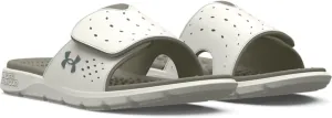 Under Armour Women's Ignite Pro Slide, (303) Olive Tint/Grove Green/Metallic Green Grit, 10, US