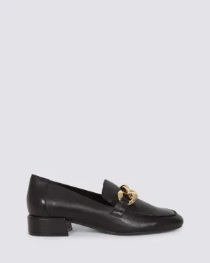 VIVANDY LOAFERS BLACK LEATHER
