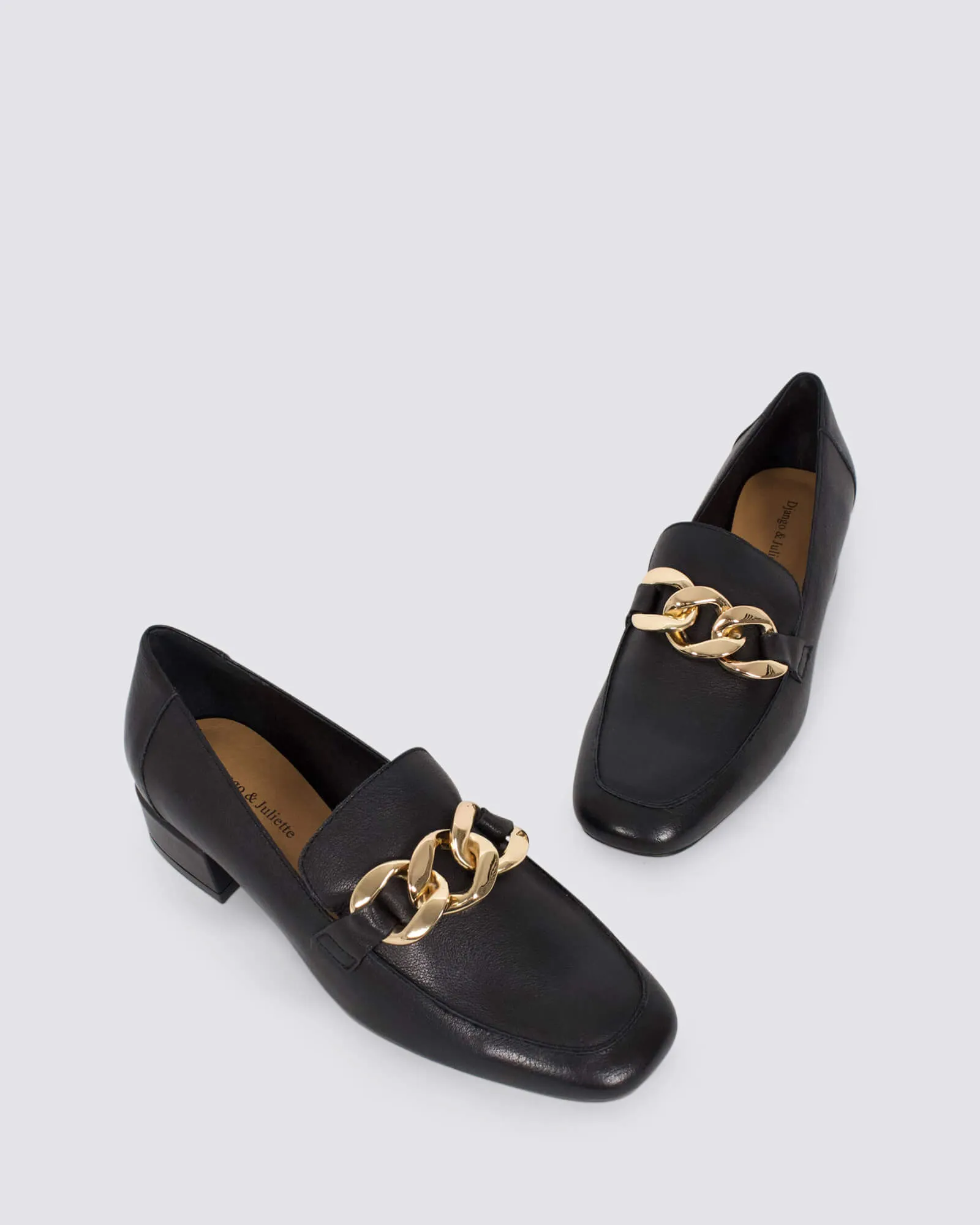 VIVANDY LOAFERS BLACK LEATHER