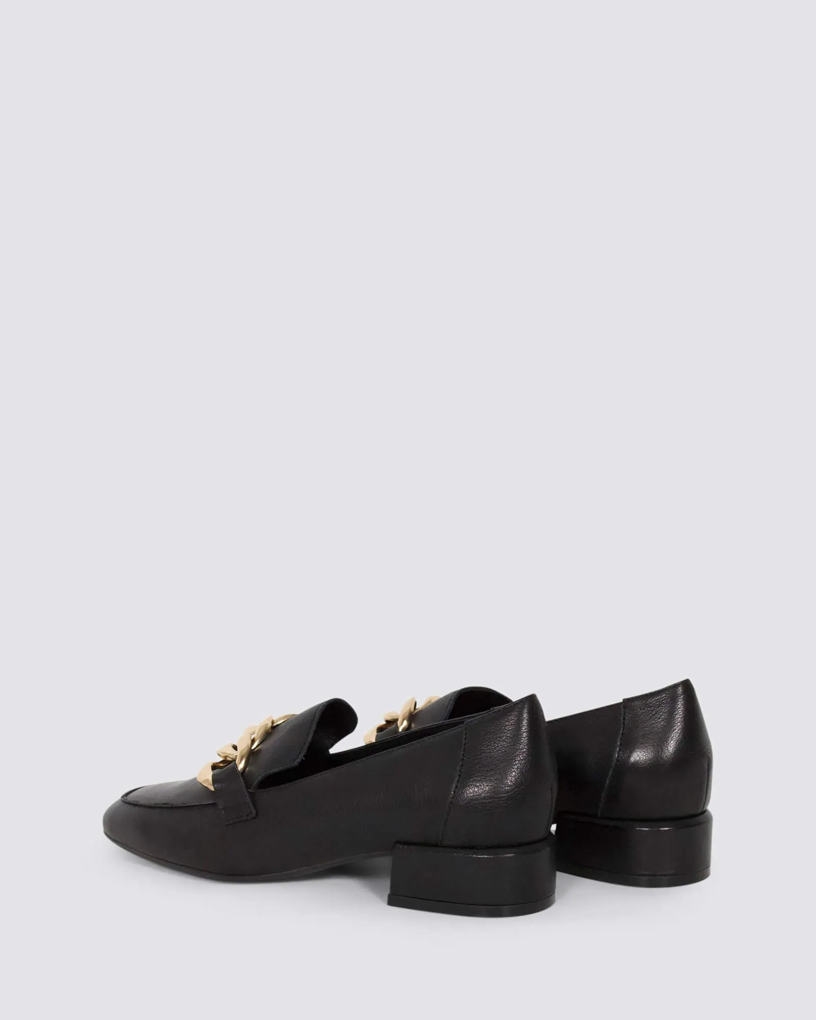 VIVANDY LOAFERS BLACK LEATHER