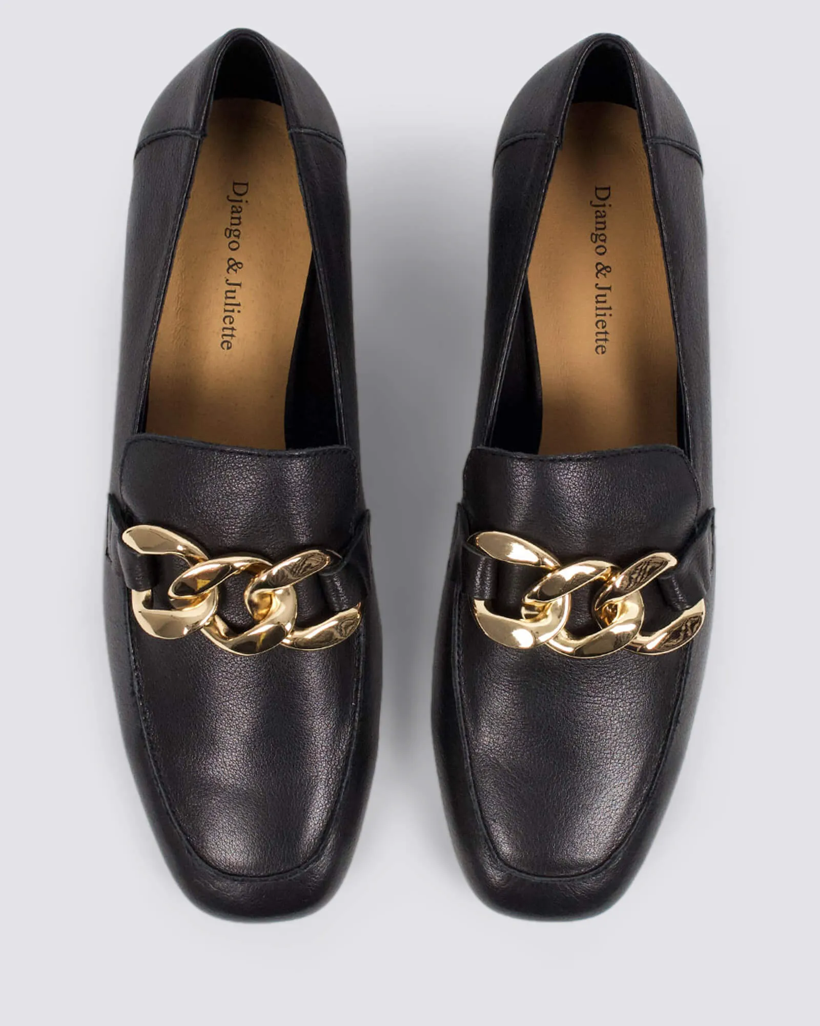 VIVANDY LOAFERS BLACK LEATHER