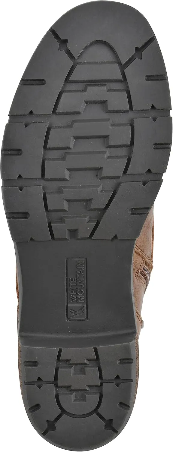 WHITE MOUNTAIN Women's Shoes Crazies Block Heel Combat Boot