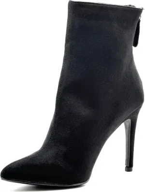 Wild Diva Womens Pointy Toe Stiletto High Heel Zipper Ankle Boots Booties