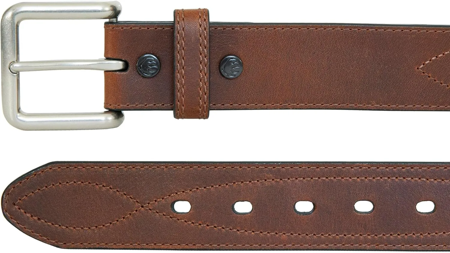 Wolverine Men's Full Grain Leather | Workwear | Heavy Duty | Durable | Everyday | Classic | Casual | Metal Buckle