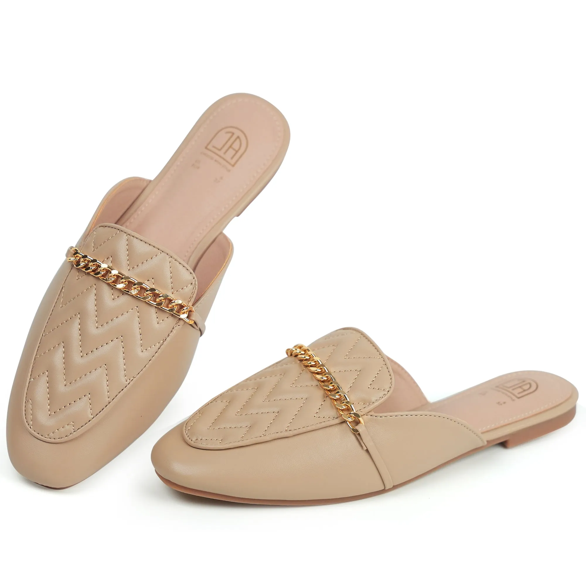 Women Slip on Flat Mule Backless