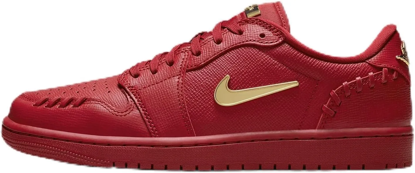 Women's Air Jordan 1 Low Method of Make 'Gym Red/Metallic Gold' (FN5032 607)