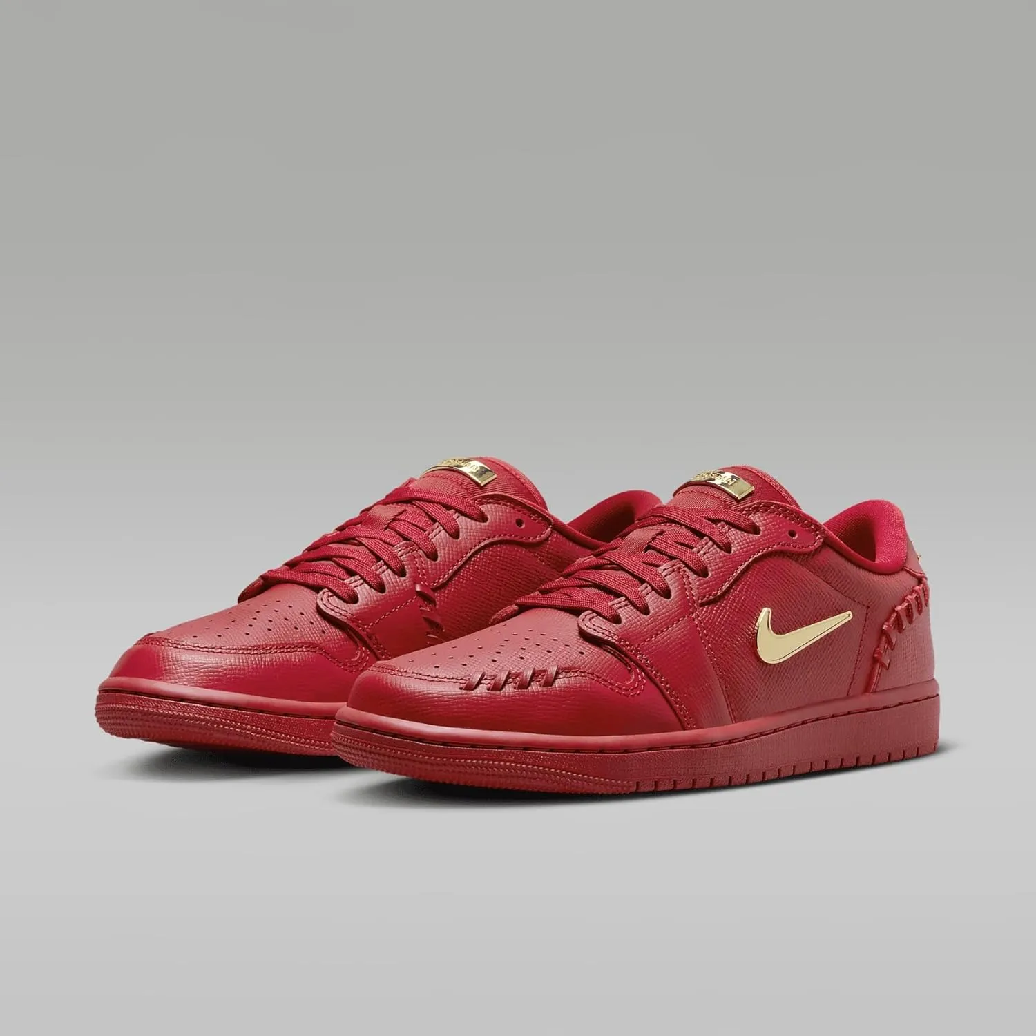 Women's Air Jordan 1 Low Method of Make 'Gym Red/Metallic Gold' (FN5032 607)