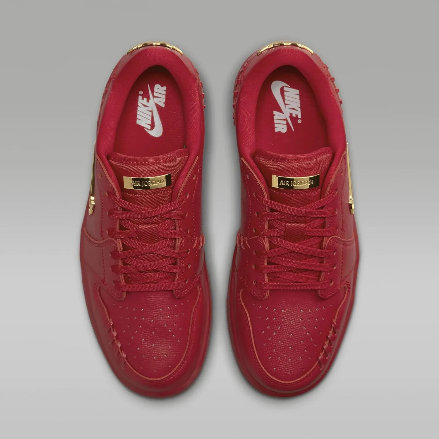 Women's Air Jordan 1 Low Method of Make 'Gym Red/Metallic Gold' (FN5032 607)