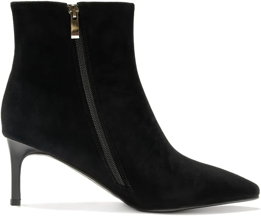 Women's Classic Pointed Toe Heels Suede Ankle Boots