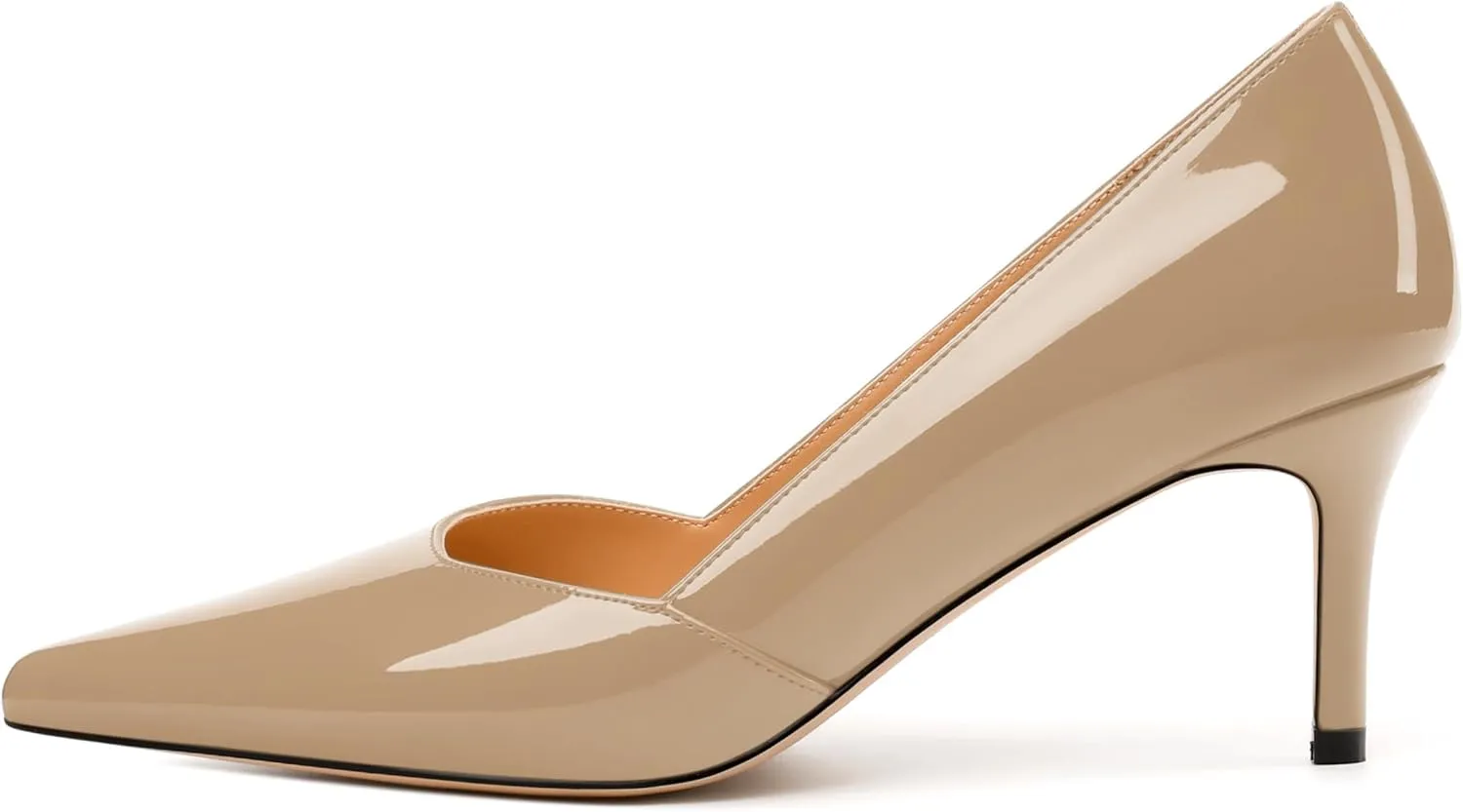 Women's Closed Toe High Stiletto Heels Dress Pointed Toe Daily Patent Pumps Shoes