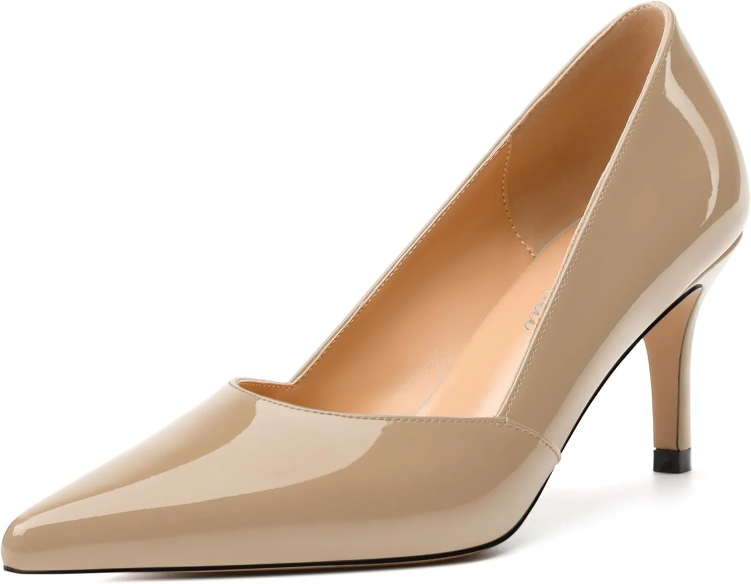 Women's Closed Toe High Stiletto Heels Dress Pointed Toe Daily Patent Pumps Shoes