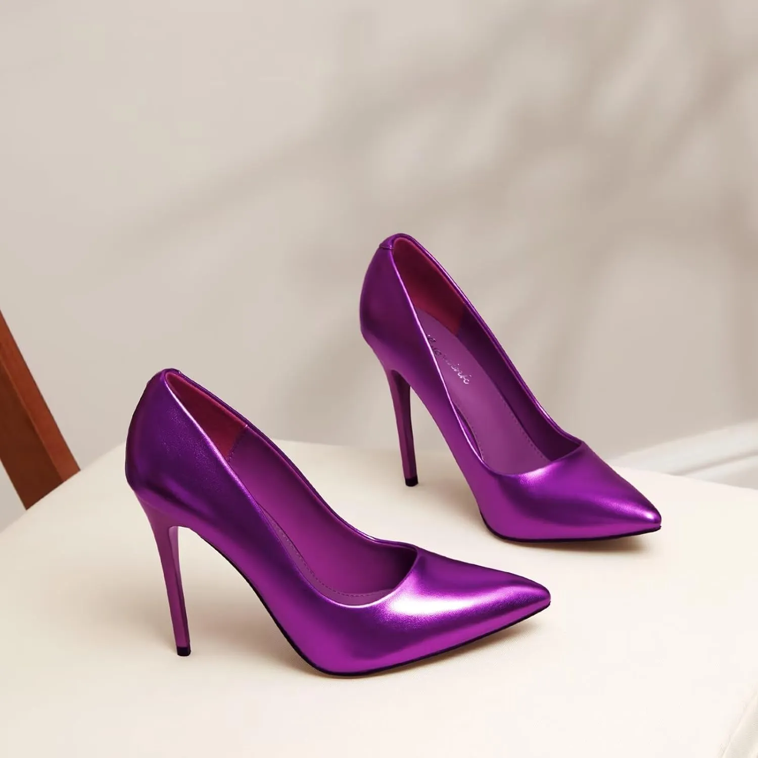 Womens High Heels 4 Inch Closed Pointed Toe Pumps Stiletto Heels for Women Dress Sexy Wedding Pumps