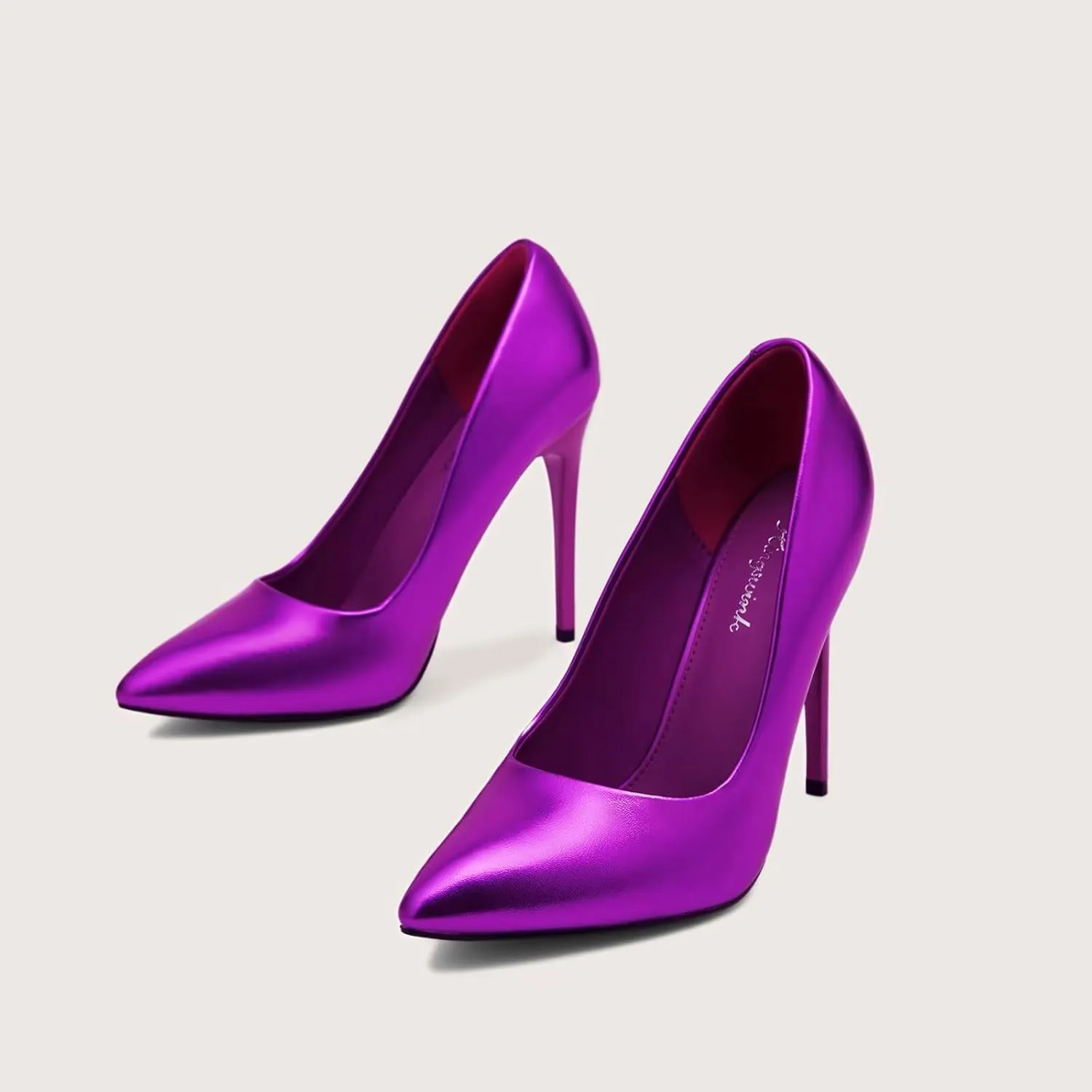 Womens High Heels 4 Inch Closed Pointed Toe Pumps Stiletto Heels for Women Dress Sexy Wedding Pumps