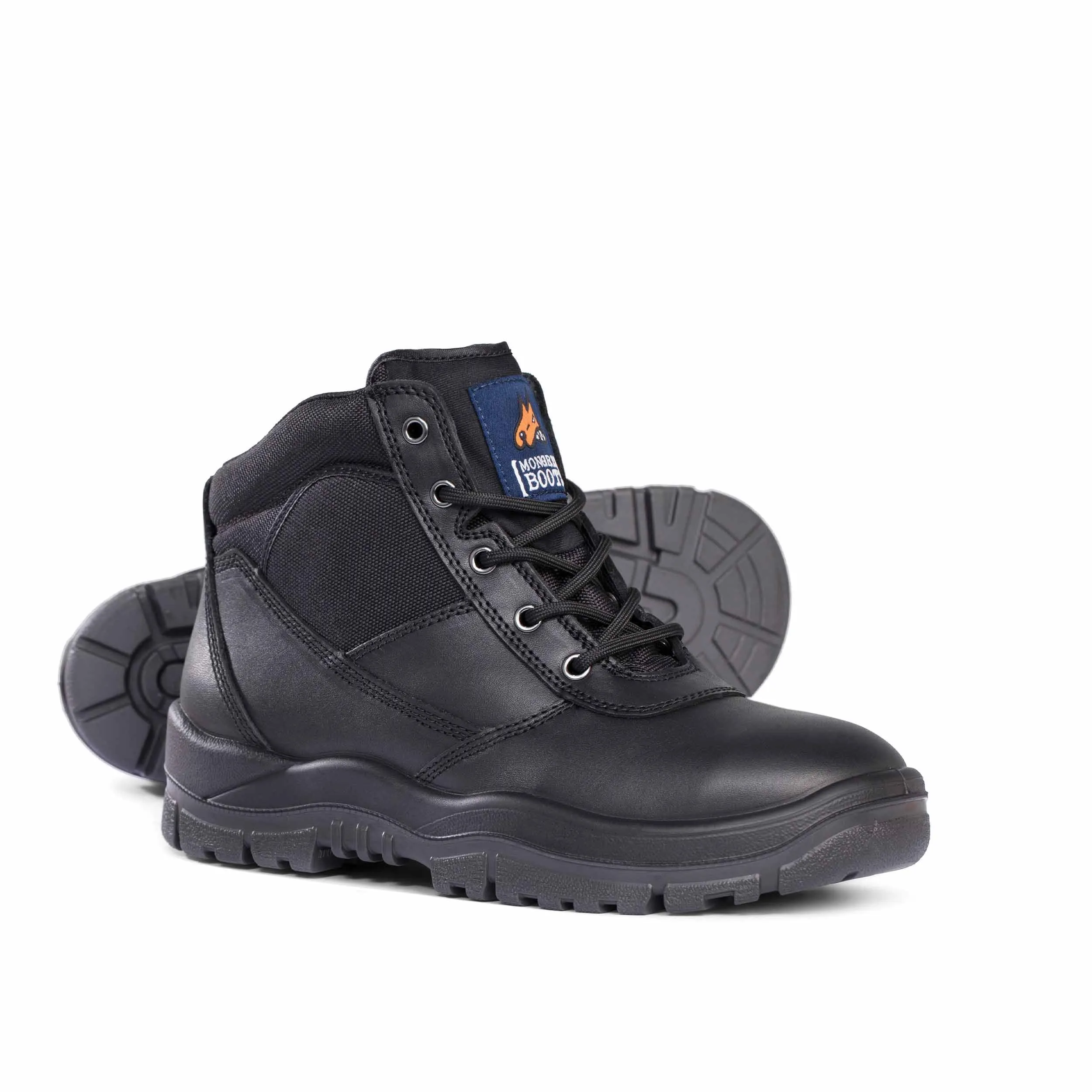 Women's Lace Up Boot with Steel Toe Cap